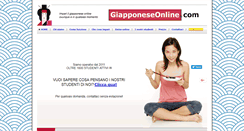 Desktop Screenshot of giapponeseonline.com